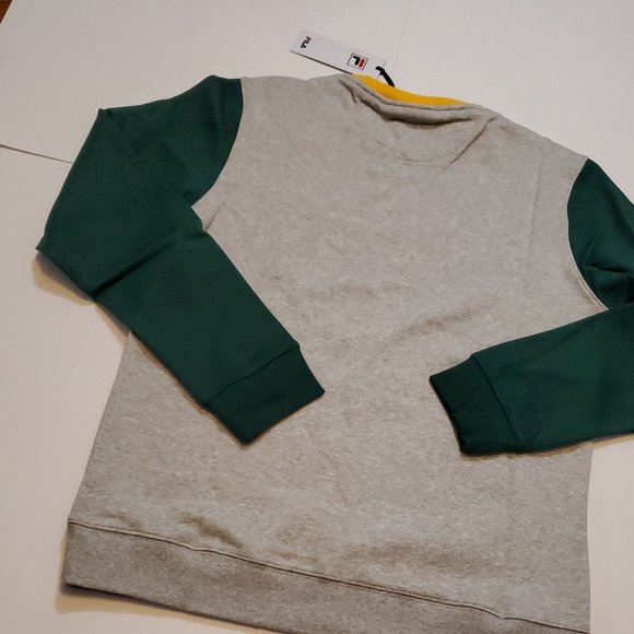 NWT Fila Men's Gray Adezero Crewneck Pullover Sweatshirt Medium New With Tags - Picture 2 of 9